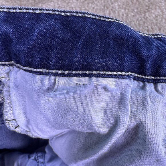 True Religion Womens Becca Mid Rise Bootcut Jeans Size 29 Cropped 30x25 E962 - Picture 6 of 14